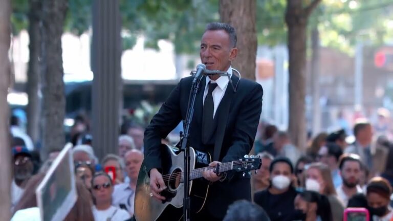 Bruce Springsteen 20 years 9/11 memorial