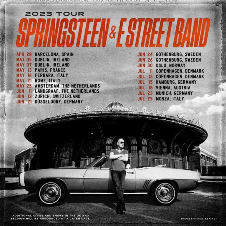 Bruce Springsteen tour 2023